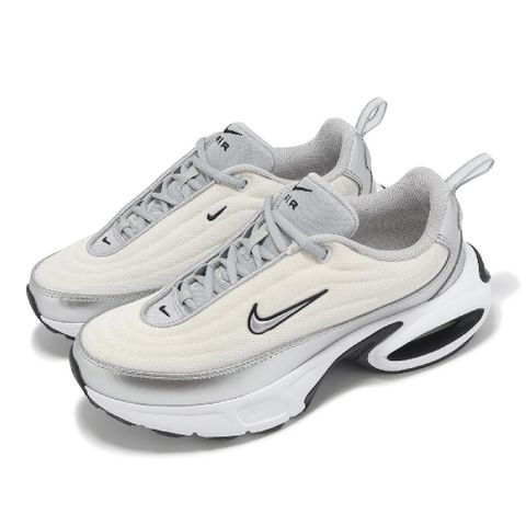 NIKE 耐吉 休閒鞋 Wmns Air Max Portal SE 女鞋 米白 銀 厚底 增高 氣墊 運動鞋 HM0256-001