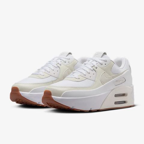 NIKE 耐吉 NIKE AIR MAX 90 LV8 女 休閒鞋 厚底鞋 白 米-FD4328111