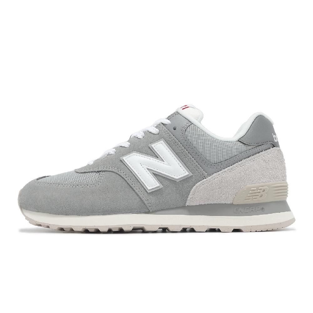 New Balance 紐巴倫 休閒鞋 574 男鞋 女鞋 灰 白 麂皮 經典 情侶鞋 NB U574BKR-D