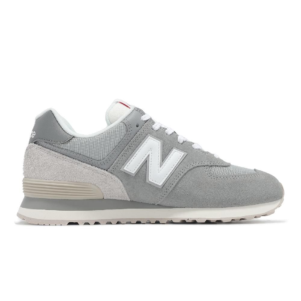 New Balance 紐巴倫 休閒鞋 574 男鞋 女鞋 灰 白 麂皮 經典 情侶鞋 NB U574BKR-D