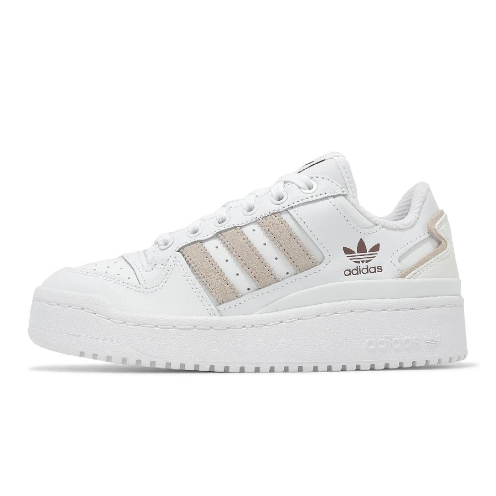 adidas 愛迪達 休閒鞋 Forum Bold W 女鞋 白 奶茶色 厚底 增高 小白鞋 ID1284