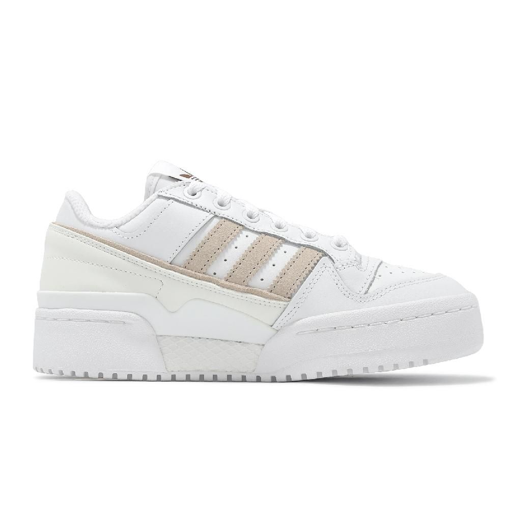 adidas 愛迪達 休閒鞋 Forum Bold W 女鞋 白 奶茶色 厚底 增高 小白鞋 ID1284