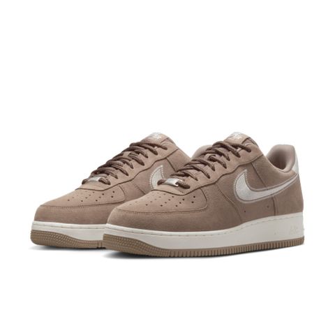 【NIKE】AIR FORCE 1 07 LV8 男 休閒鞋 麂皮 泰迪熊棕-HJ4465200
