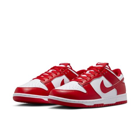 【NIKE】NIKE DUNK LOW RETRO 男 休閒鞋 紅白-HF5441104