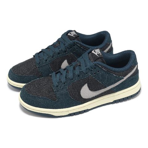 NIKE 耐吉 休閒鞋 Wmns Dunk Low 女鞋 深藍 灰 牛仔 單寧 低筒 HF1985-400