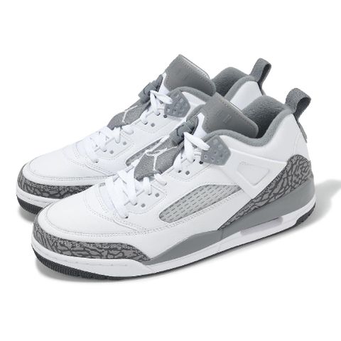 NIKE 耐吉 休閒鞋 Jordan Spizike Low 男鞋 白 灰 爆裂紋 喬丹 復古 低筒 FQ1759-102