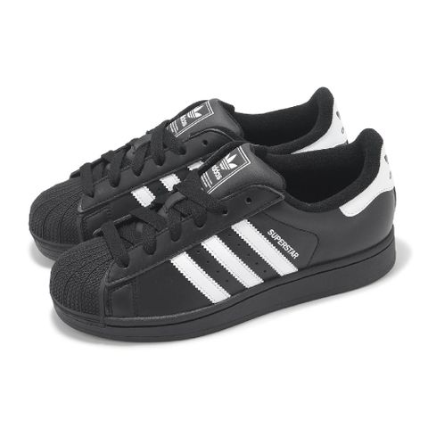 休閒鞋 Superstar II 男鞋 女鞋 黑 白 貝殼頭 三葉草 JI0079