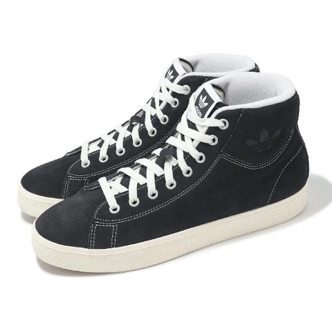adidas 愛迪達 休閒鞋 Stan Smith CS Mid 男鞋 黑 白 麂皮 中筒 復古 板鞋 IE9917