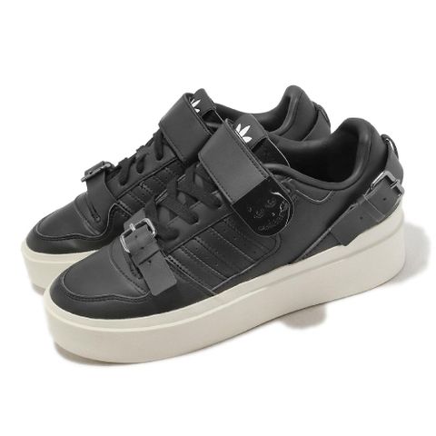 adidas 愛迪達 休閒鞋 Forum Bonega W 女鞋 黑 白 厚底 增高 扣帶 皮革 GX4423
