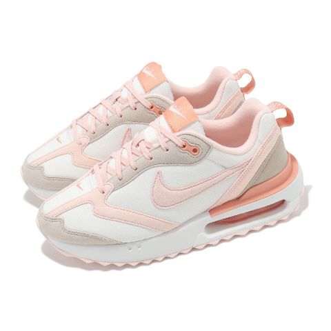 NIKE 耐吉 休閒鞋 Wmns Air Max Dawn 女鞋 白 粉紅 氣墊 復古 運動鞋 DR7875-100