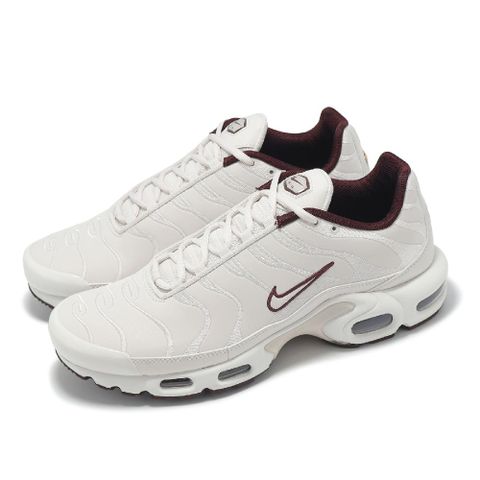 NIKE 耐吉 休閒鞋 Air Max Plus PRM 男鞋 白 紅棕 氣墊 復古 運動鞋 HF3181-001