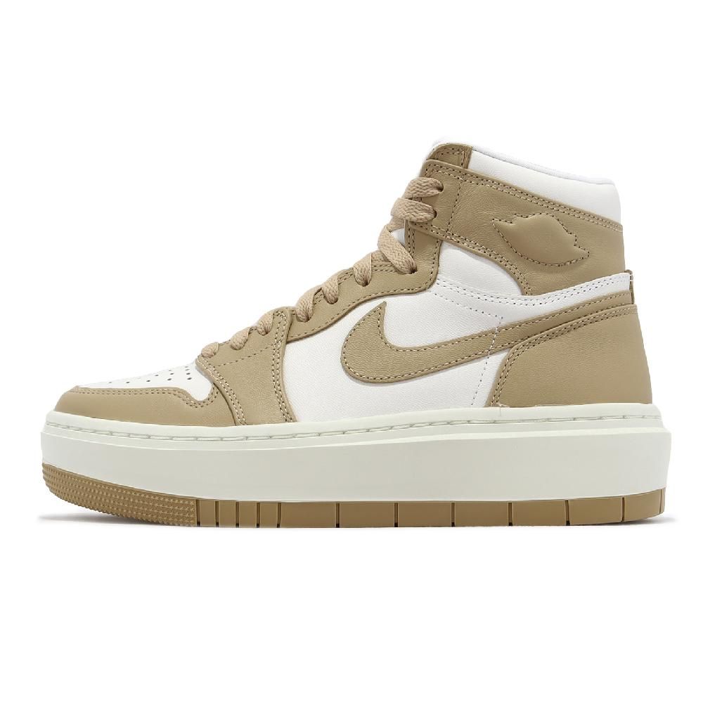NIKE 耐吉 休閒鞋 Wmns Air Jordan 1 Elevate High 女鞋 厚底 白 奶茶 AJ1 高筒 DN3253-121