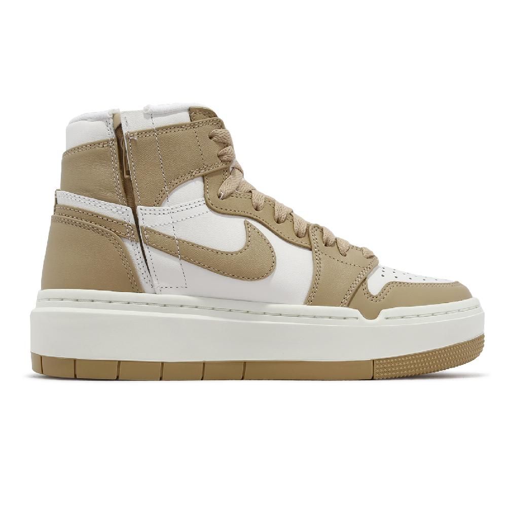 NIKE 耐吉 休閒鞋 Wmns Air Jordan 1 Elevate High 女鞋 厚底 白 奶茶 AJ1 高筒 DN3253-121
