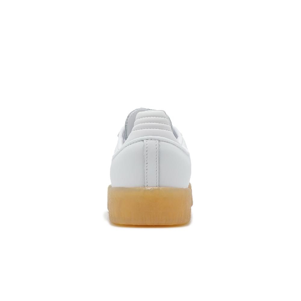 adidas 愛迪達 休閒鞋 Sambae W 女鞋 白 藍 膠底 德訓鞋 微厚底 JP5609