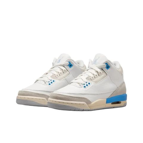 NIKE 耐吉 Air Jordan 3 Lucky Shorts 幸運短褲 白藍 大童 GS DM0967-101
