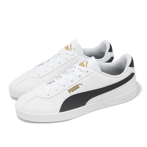 PUMA 彪馬 休閒鞋 Club II SL 男鞋 女鞋 白 黑 皮革 燙金 小白鞋 情侶鞋 39744503