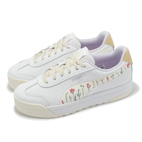 PUMA 彪馬 休閒鞋 Roma Feminine Secret G Wns 女鞋 白 米白 花卉 刺繡 微厚底 40167501