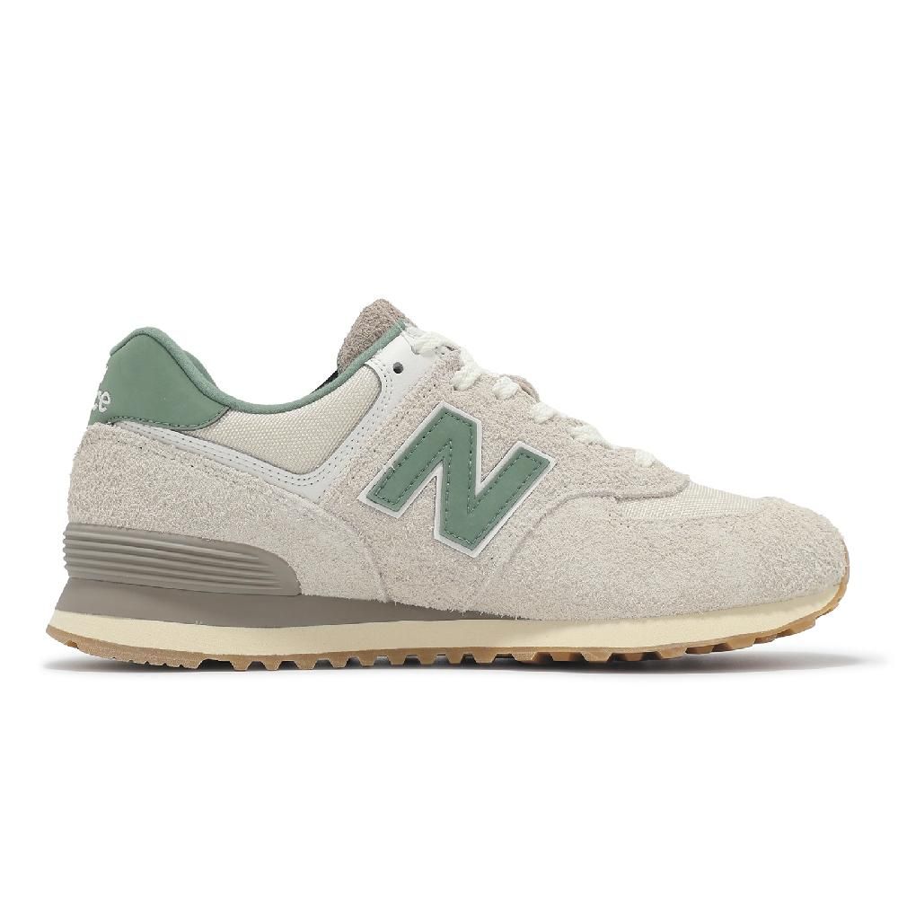 New Balance 紐巴倫 休閒鞋 574 男鞋 女鞋 米白 綠 Cordura 抗撕裂 麂皮 經典 情侶鞋 NB U574GDG-D