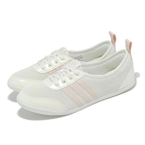 adidas 愛迪達 休閒鞋 Diona Ballet 女鞋 粉 米白 珠光 芭蕾舞 JR7317