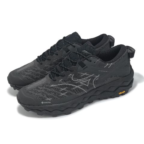 MIZUNO 美津濃 休閒鞋 Wave Mujin LS GTX 男鞋 黑 防水 黃金大底 緩衝 機能 D1GA2501-02
