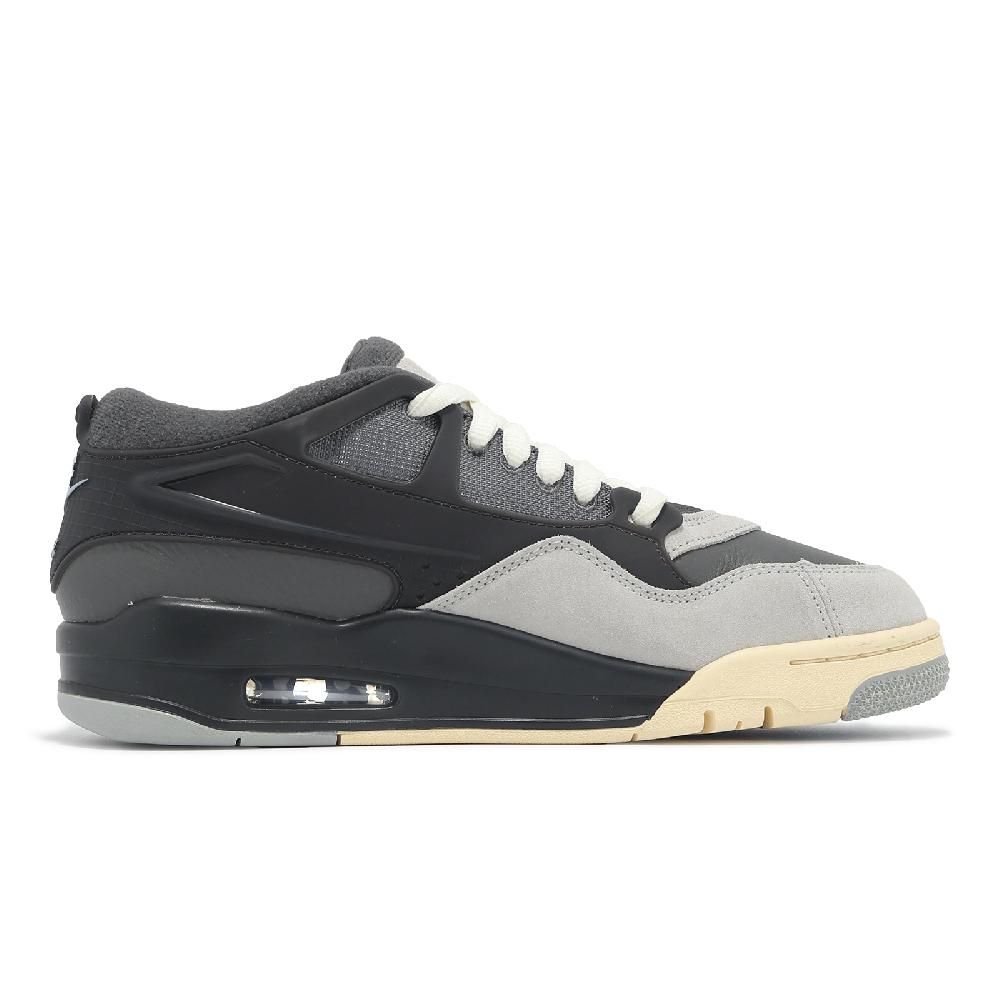 NIKE 耐吉 休閒鞋 Air Jordan 4 RM 男鞋 鐵灰 黑 麂皮 復古 AJ4 FQ7939-002