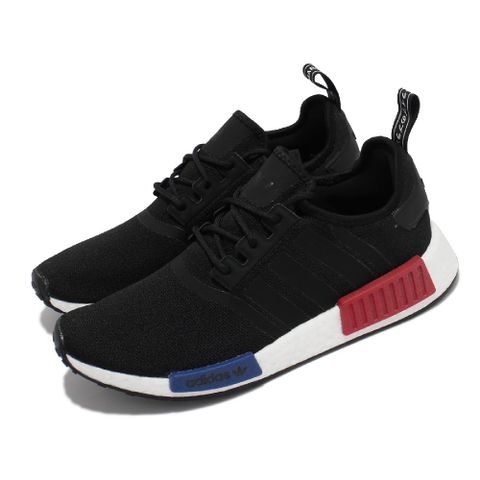 adidas 愛迪達 休閒鞋 NMD R1 男鞋 女鞋 黑 藍紅 OG BOOST 針織 三葉草 GZ7922
