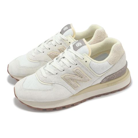 休閒鞋 574 Legacy 男鞋 女鞋 米白 棕 麂皮 經典 情侶鞋 NB U574LGWO-D