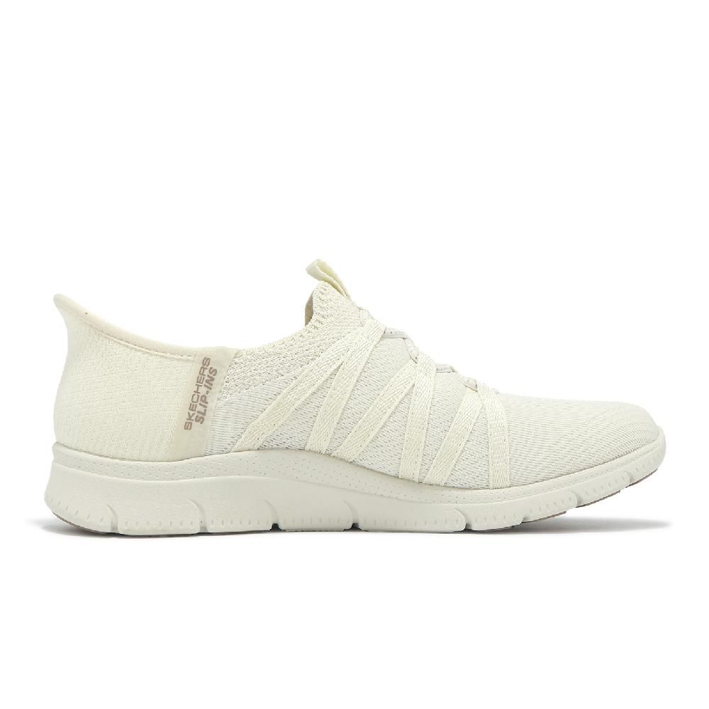 SKECHERS 斯凱奇 懶人鞋 Arch Fit Refine 2 Slip-Ins 女鞋 米白 瞬穿科技 輕量 健走鞋 104684NAT