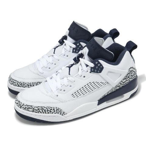 NIKE 耐吉 休閒鞋 Jordan Spizike Low 男鞋 白 藍 復古 低筒 喬丹 FQ1759-104