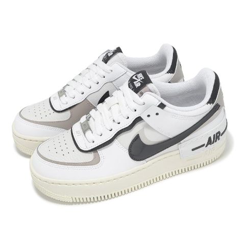 休閒鞋 Wmns Air Force 1 Shadow 灰 黑 白 女鞋 拼接 AF1 DZ1847-110
