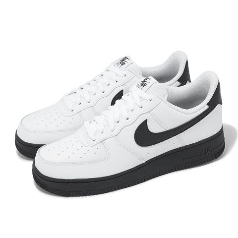 NIKE 耐吉 休閒鞋 Air Force 1 Low 男鞋 女鞋 白 黑 AF1 經典 CK7663-101