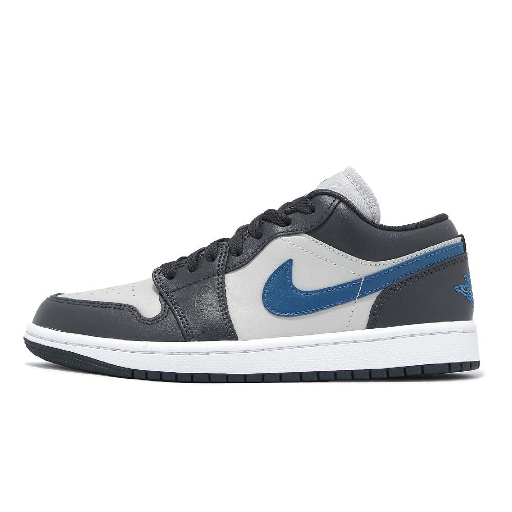 NIKE 耐吉 休閒鞋 Wmns Air Jordan 1 Low 女鞋 男鞋 黑 藍 AJ1 DC0774-040