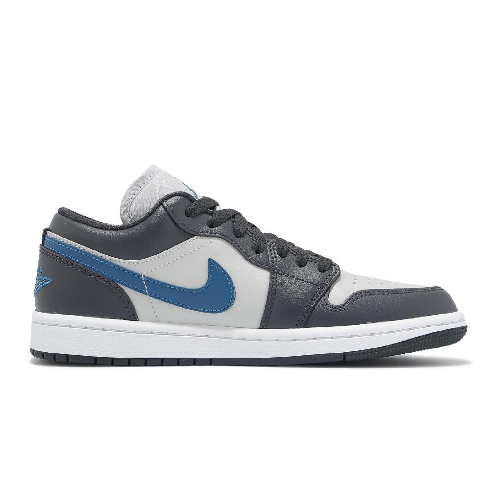 NIKE 耐吉 休閒鞋 Wmns Air Jordan 1 Low 女鞋 男鞋 黑 藍 AJ1 DC0774-040