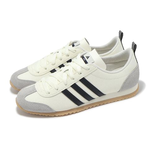 adidas 愛迪達 休閒鞋 VS JOG 2.0 男鞋 女鞋 米白 黑 灰 膠底 復古 德訓鞋 JS1031
