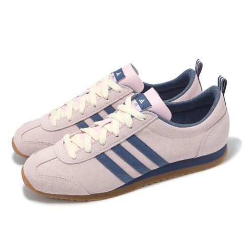 adidas 愛迪達 休閒鞋 VS JOG 2.0 男鞋 女鞋 粉紅 藍 膠底 復古 德訓鞋 JS4442