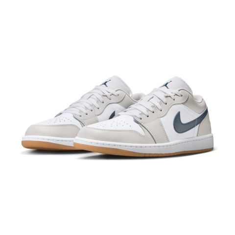 NIKE 耐吉 Nike Air Jordan 1 Low 白灰藍 AJ1 氣墊 緩震 休閒鞋 男鞋 553558-146