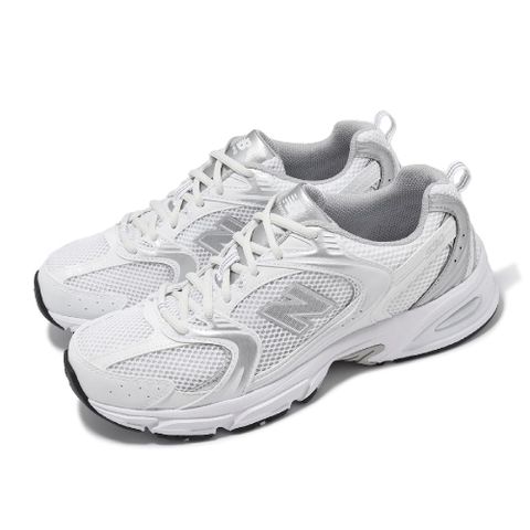 休閒鞋 530 男鞋 女鞋 白 銀 皮革 網布 透氣 吸震 復古 NB 情侶鞋 MR530EMA-D