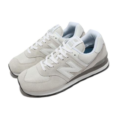 New Balance 紐巴倫 休閒鞋 574 灰 白 IU 李知恩 NB 淺灰 麂皮 男鞋 女鞋 韓國 情侶鞋 ML574EVW-D