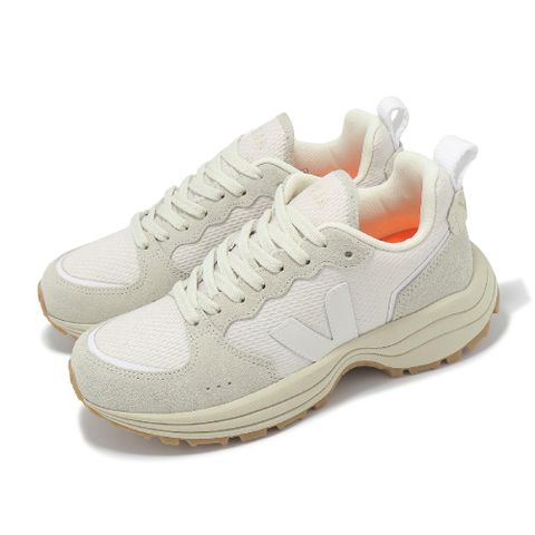 VEJA 休閒鞋 Venturi II Hexamesh 女鞋 白 米白 膠底 麂皮 拼接 老爹鞋 VR2103752A