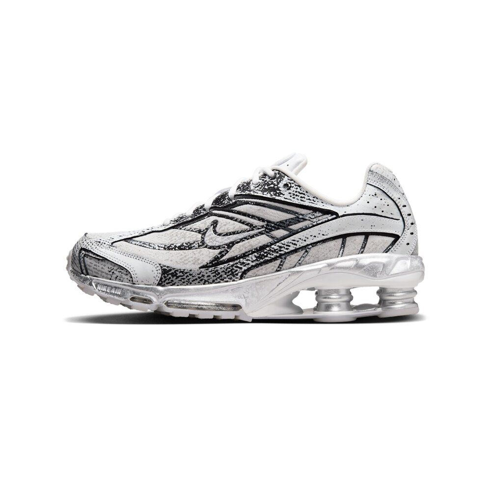 NIKE 耐吉 Nike Shox Ride 2 Speckled Overlays 彈簧鞋 白黑 皮革 休閒鞋 男鞋 IB8174-100