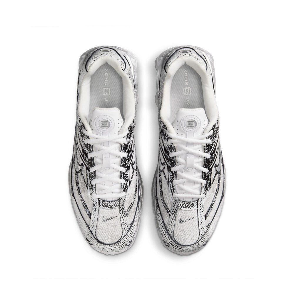 NIKE 耐吉 Nike Shox Ride 2 Speckled Overlays 彈簧鞋 白黑 皮革 休閒鞋 男鞋 IB8174-100