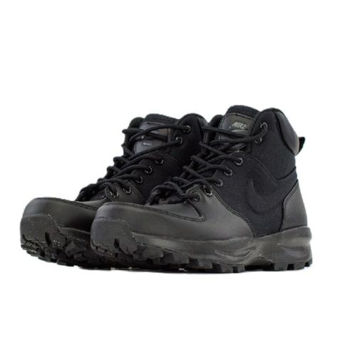 NIKE 耐吉 Nike Manoa Black 黑皮高筒 靴子 休閒鞋 男鞋 456975-001