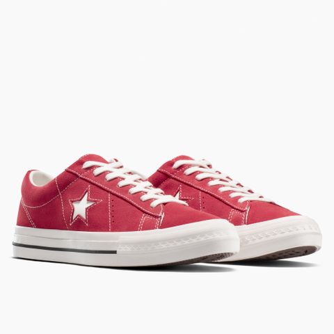 【CONVERSE】ONE STAR 95 OX 低筒 滑板鞋 休閒鞋 男鞋 女鞋 紅色-A14712C