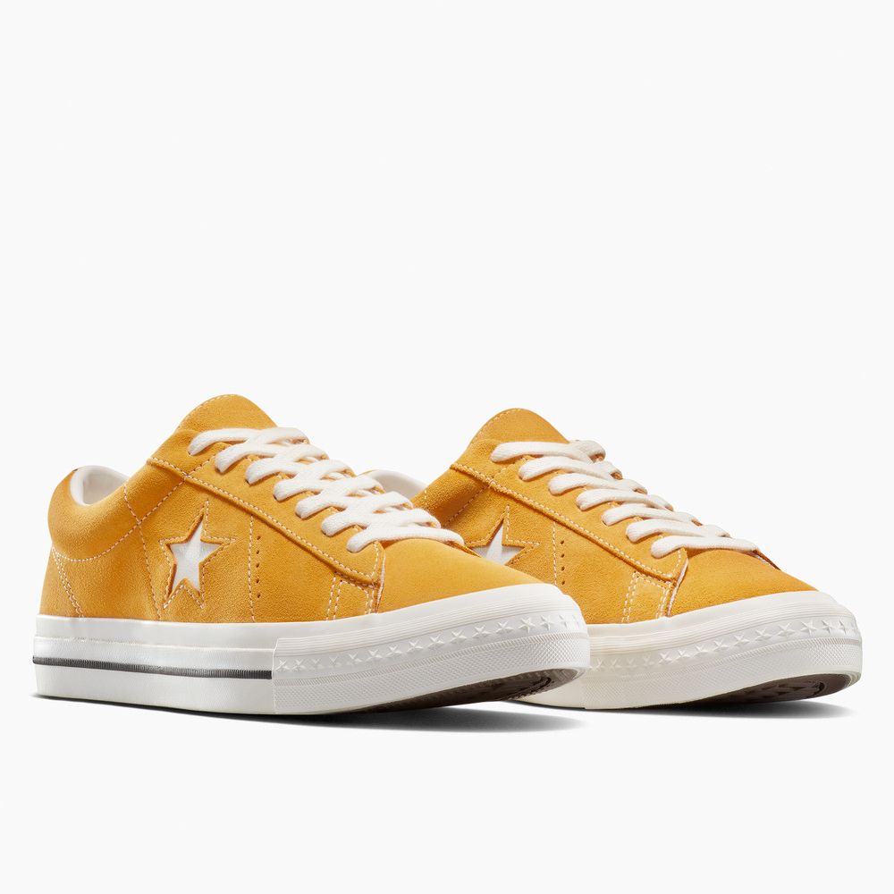 黃黃 CONVERSE 匡威ONE STAR 95 OX 低筒滑板鞋休閒鞋男鞋女鞋黃色