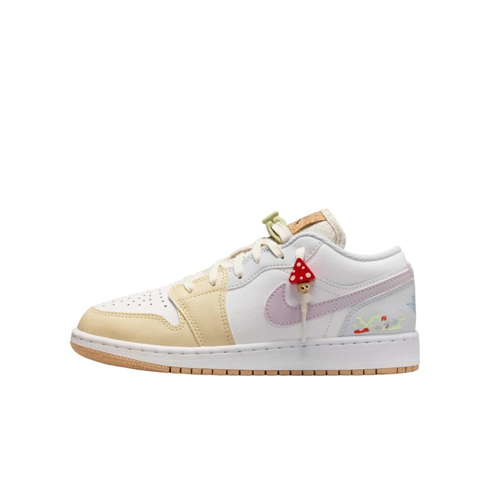 NIKE 耐吉 Nike Jordan 1 Low Mushroom 蘑菇 GS 刺繡 休閒鞋 大童 IB8861-151