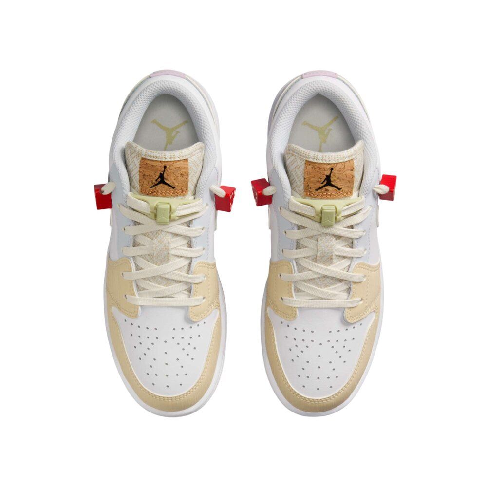 NIKE 耐吉 Nike Jordan 1 Low Mushroom 蘑菇 GS 刺繡 休閒鞋 大童 IB8861-151