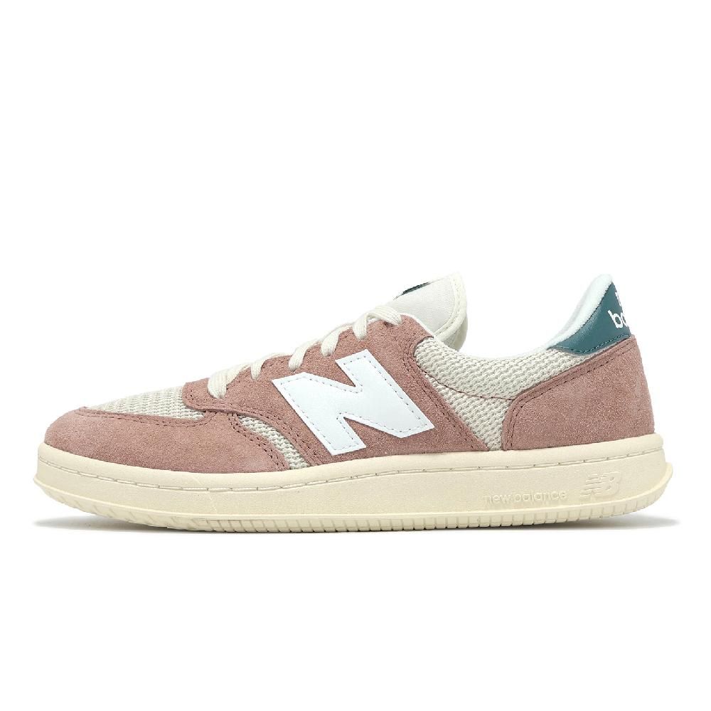 New Balance 紐巴倫 休閒鞋 T500 男鞋 女鞋 粉 米白 綠 拼接 麂皮 復古 情侶鞋 NB CT500GB-D