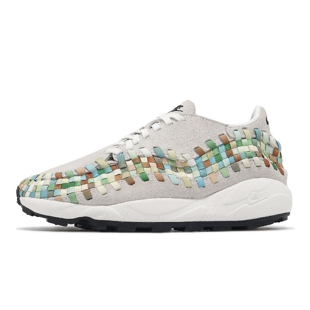 NIKE 耐吉 休閒鞋 Air Footscape Woven 女鞋 男鞋 白 灰 編織 麂皮 經典 編織鞋 FB1959-101