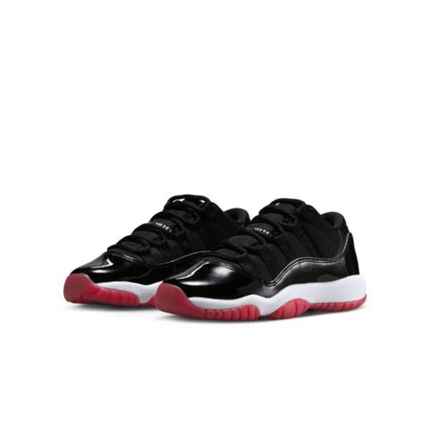 NIKE 耐吉 Air Jordan 11 Low Bred 2025 黑白紅 GS 復刻 經典 低筒 女鞋 大童鞋 FV5121-006