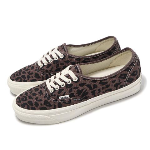 休閒鞋 Authentic Reissue 44 男鞋 女鞋 棕黑 豹紋 帆布 情侶鞋 帆布鞋 VN000CQALPR